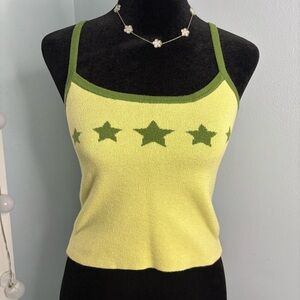 PacSun Green Star Tank Top